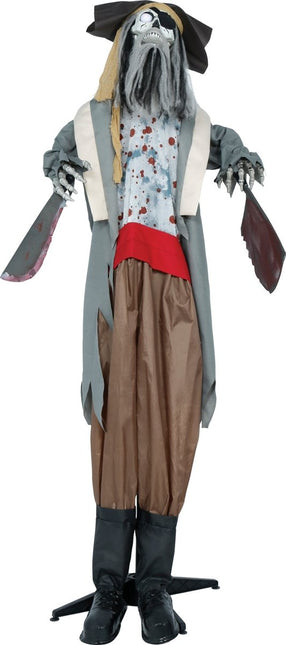 Halloween Pop Piraat Met Licht, Geluid En Beweging 1,8m van Fiestas Guirca koop je bij Partywinkel