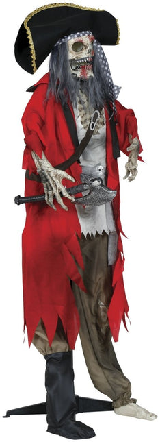 Halloween Pop Piraat Met Licht, Geluid En Beweging 1,9m van Fiestas Guirca koop je bij Partywinkel