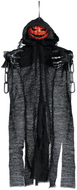Halloween Pop Pompoen Met Cape 50cm van Fiestas Guirca koop je bij Partywinkel