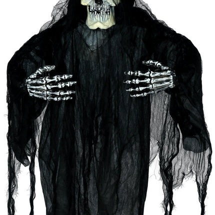 Halloween Pop Skelet Met Licht, Geluid En Beweging 1,20m van Fiestas Guirca koop je bij Partywinkel