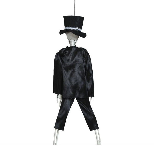 Halloween Pop Skelet Met Pak 40cm van Fiestas Guirca koop je bij Partywinkel