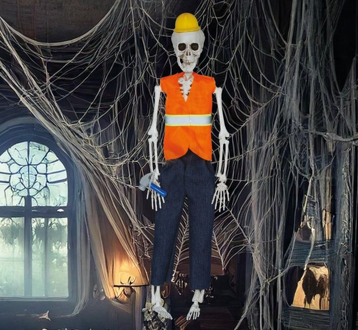 Halloween Pop Skelet Wegwerker 40cm van Fiestas Guirca koop je bij Partywinkel