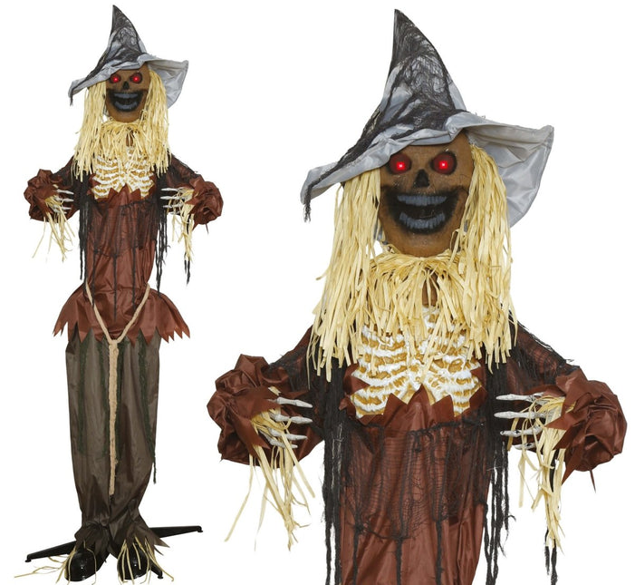 Halloween Pop Vogelverschrikker Met Licht, Geluid En Beweging 2,25m van Fiestas Guirca koop je bij Partywinkel
