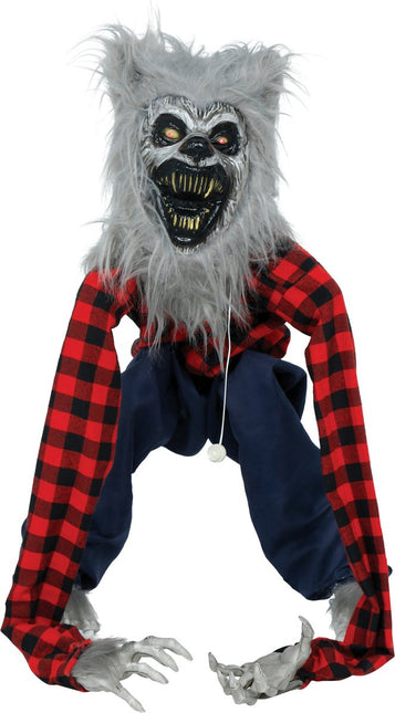 Halloween Pop Weerwolf Met Licht, Geluid En Beweging 90cm van Fiestas Guirca koop je bij Partywinkel