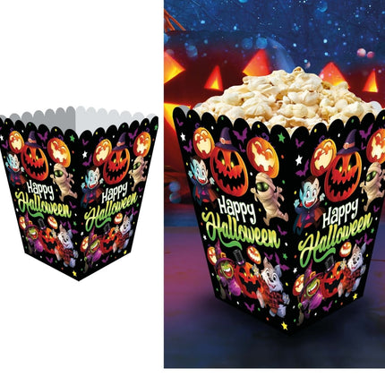 Halloween Popcorn Bakjes 6st van Fiestas Guirca koop je bij Partywinkel