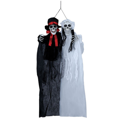 Halloween Poppen Bruid En Bruidegom 90cm van Fiestas Guirca koop je bij Partywinkel