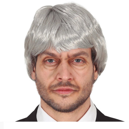 Halloween Pruik Grijs Man van Fiestas Guirca koop je bij Partywinkel