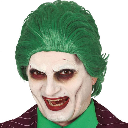 Halloween Pruik Joker Clown Groen van Fiestas Guirca koop je bij Partywinkel