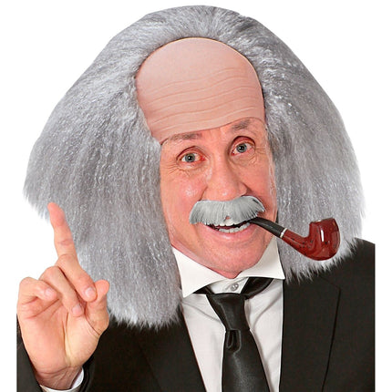 Halloween Pruik Professor Kaal van Widmann koop je bij Partywinkel