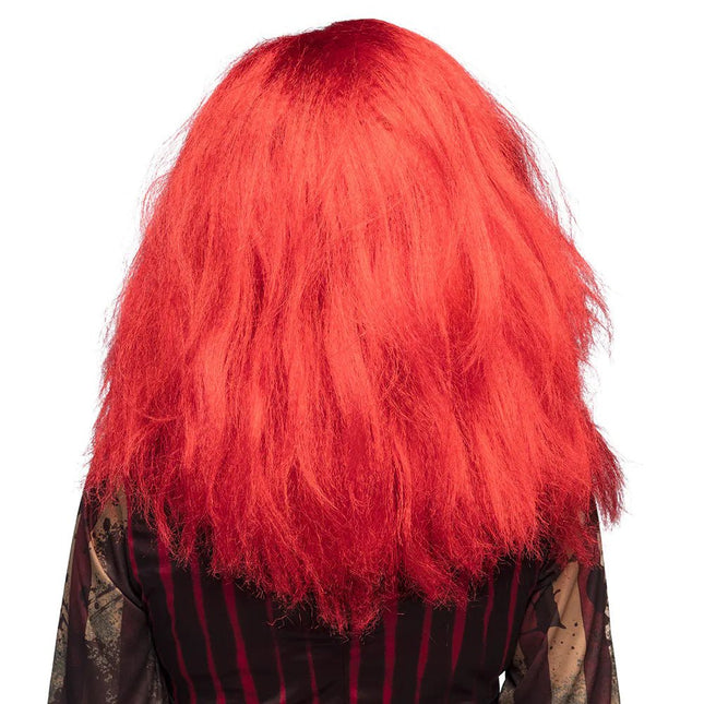 Halloween Pruik Rood van Boland koop je bij Partywinkel