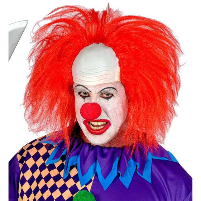 Halloween Pruik Rood Heren Clown van Widmann koop je bij Partywinkel