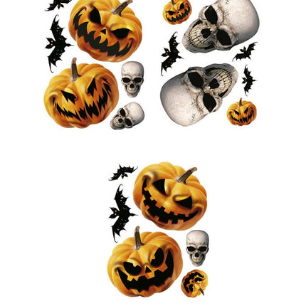 Halloween Raamdecoratie Skeletten van Fiestas Guirca koop je bij Partywinkel