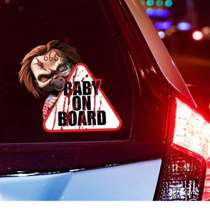 Halloween Raamsticker Baby On Board van Fiestas Guirca koop je bij Partywinkel