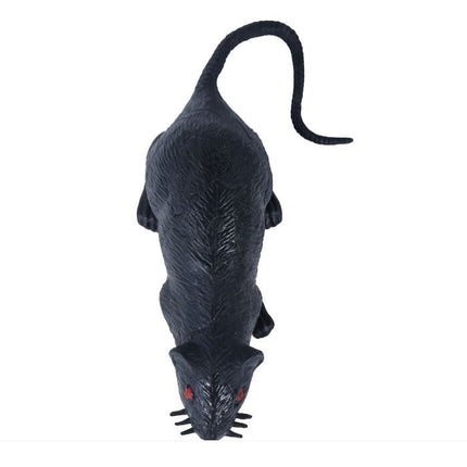 Halloween Rat Zwart 15cm van Fiestas Guirca koop je bij Partywinkel