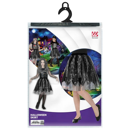 Halloween Rok Zwart Kind van Widmann koop je bij Partywinkel
