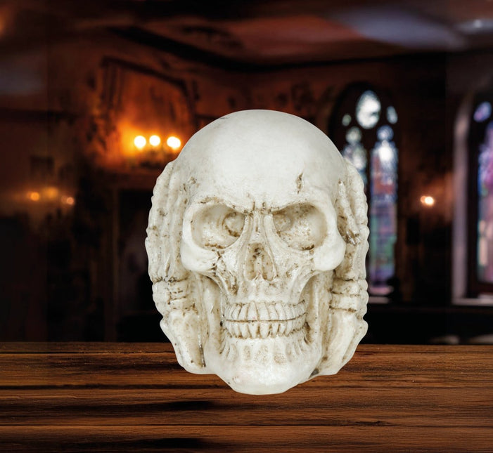 Halloween Schedel 6cm van Fiestas Guirca koop je bij Partywinkel