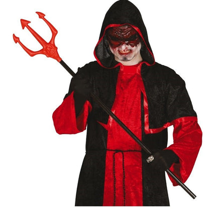 Halloween Schedel Drietand 105cm van Fiestas Guirca koop je bij Partywinkel