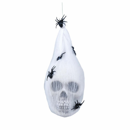 Halloween Schedel Spinnenweb Tas 25cm van Fiestas Guirca koop je bij Partywinkel