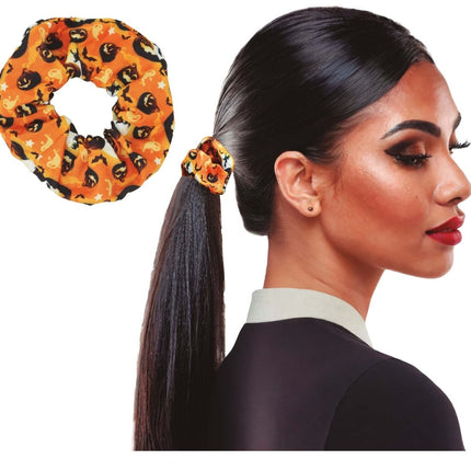 Halloween Scrunchie Pompoen van Fiestas Guirca koop je bij Partywinkel
