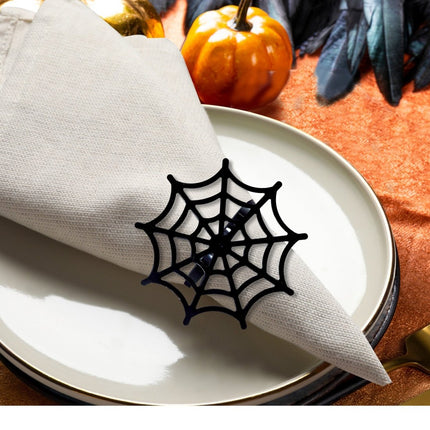 Halloween Servet Houder Spinnenweb van Fiestas Guirca koop je bij Partywinkel
