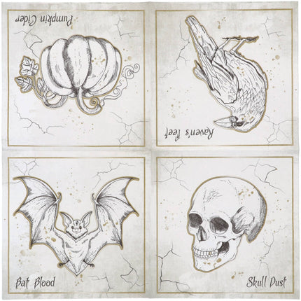 Halloween Servetten 33cm 20st van Folat koop je bij Partywinkel