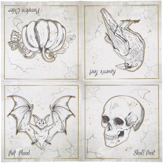 Halloween Servetten 33cm 20st van Folat koop je bij Partywinkel