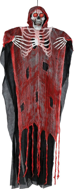 Halloween Skelet Licht, Geluid En Beweging 1,75m van Fiestas Guirca koop je bij Partywinkel