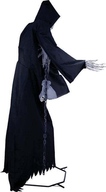 Halloween Skelet Met Geluid En Beweging 2,5m van Fiestas Guirca koop je bij Partywinkel