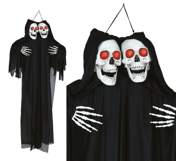 Halloween Skelet Met Licht 1,65m van Fiestas Guirca koop je bij Partywinkel