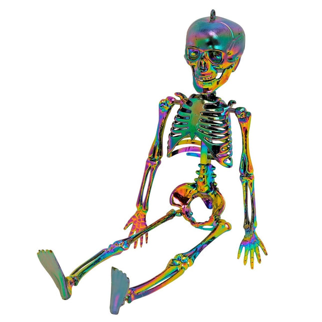 Halloween Skelet Regenboog 28cm van Widmann koop je bij Partywinkel