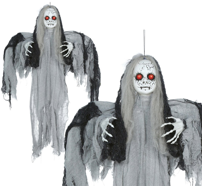 Halloween Skelet Vleugels Licht, Geluid En Beweging 95cm van Fiestas Guirca koop je bij Partywinkel
