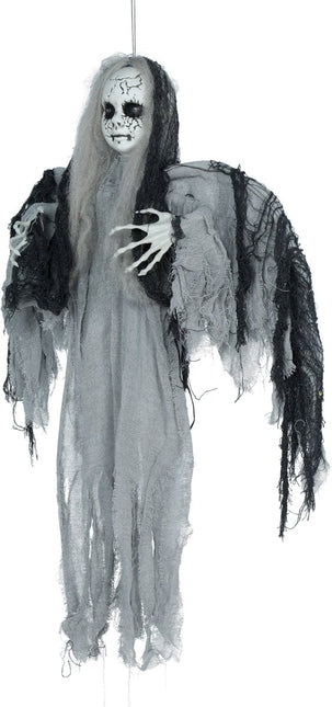 Halloween Skelet Vleugels Licht, Geluid En Beweging 95cm van Fiestas Guirca koop je bij Partywinkel