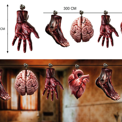 Halloween Slinger Organen 3m van Fiestas Guirca koop je bij Partywinkel