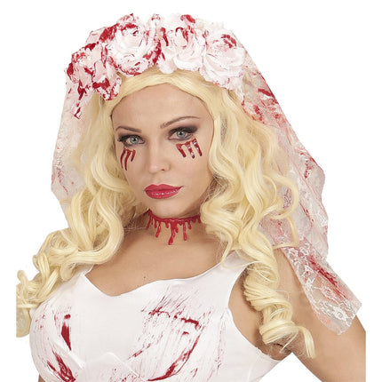 Halloween Sluier Bloed van Widmann koop je bij Partywinkel