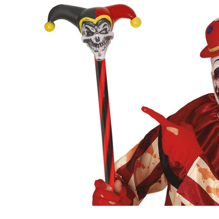 Halloween Staf Clown 90cm van Fiestas Guirca koop je bij Partywinkel