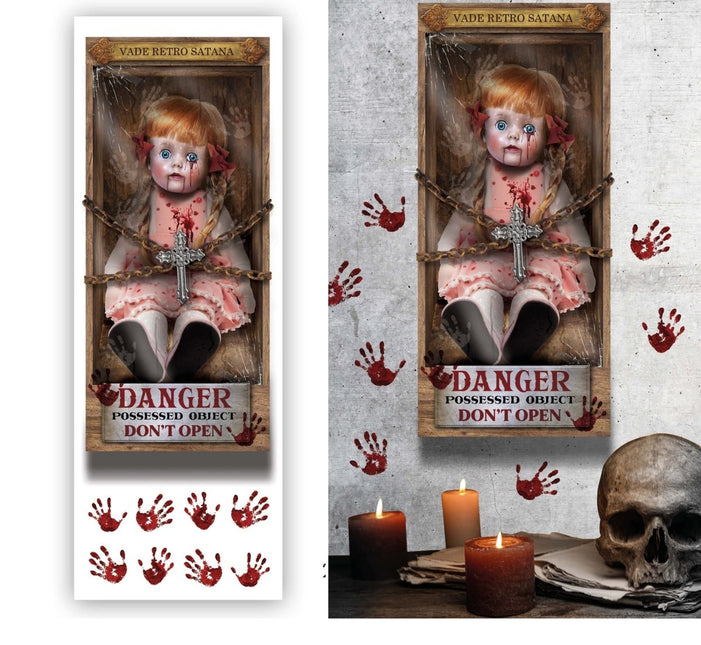 Halloween Muurstickers Killer Pop 70cm 9 delig van Fiestas Guirca koop je bij Partywinkel