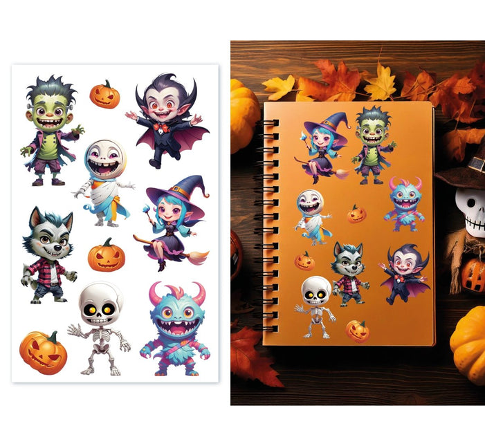 Halloween Stickers Monster van Fiestas Guirca koop je bij Partywinkel