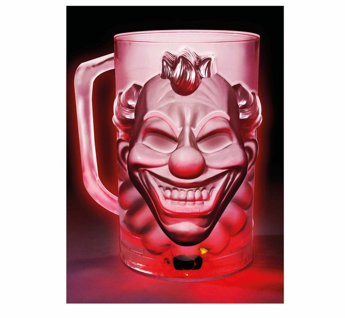 Halloween Tafeldecoratie Lichtje Clown 10cm van Fiestas Guirca koop je bij Partywinkel