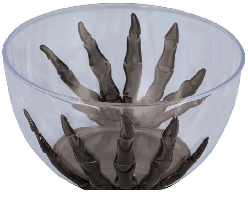 Halloween Tafeldecoratie Skelethand Kom van Fiestas Guirca koop je bij Partywinkel