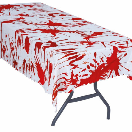 Halloween Tafelkleed Bloed 1,77m van Fiestas Guirca koop je bij Partywinkel