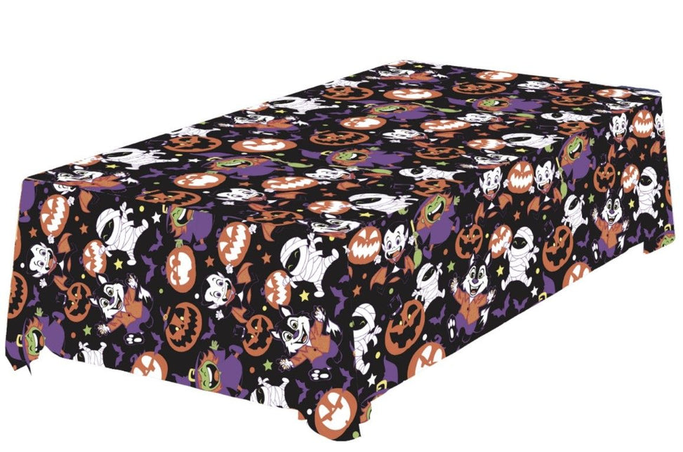 Halloween Tafelkleed Monsters 2,74m van Fiestas Guirca koop je bij Partywinkel