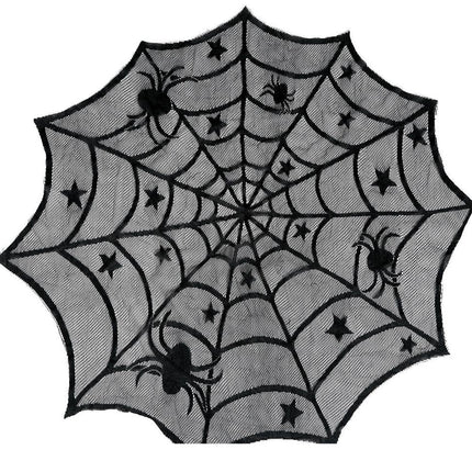 Halloween Tafelkleed Spinnenweb 1m van Fiestas Guirca koop je bij Partywinkel