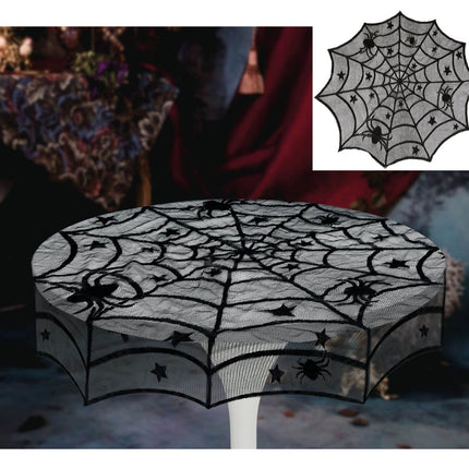 Halloween Tafelkleed Spinnenweb 1m van Fiestas Guirca koop je bij Partywinkel