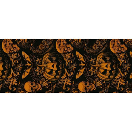 Halloween Tafelloper Pompoen 2,74m van Fiestas Guirca koop je bij Partywinkel