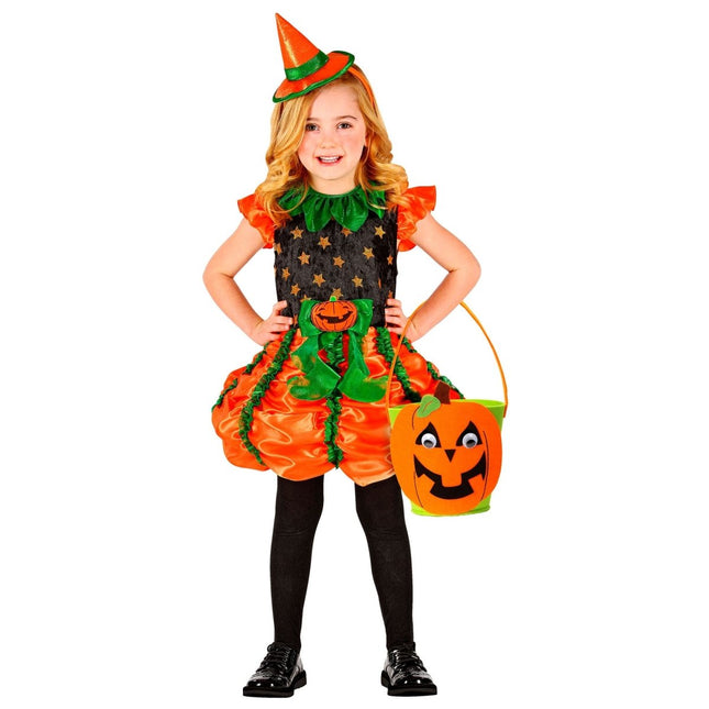 Halloween Tas Pompoen Stof van Widmann koop je bij Partywinkel