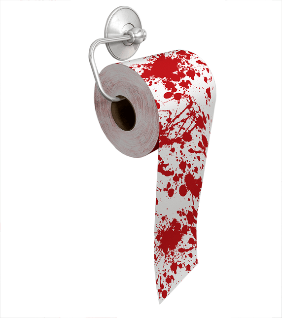 Halloween Toiletpapier Met Bloed van WeFiesta koop je bij Partywinkel