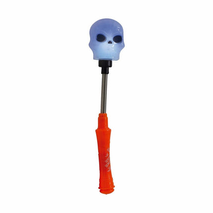 Halloween Toverstaf Schedel Met Licht 24cm van Fiestas Guirca koop je bij Partywinkel