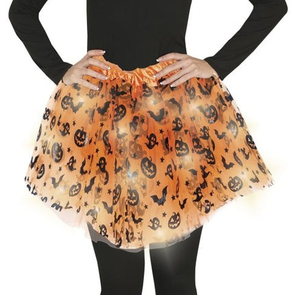 Halloween Tutu Oranje Dames 40cm van Fiestas Guirca koop je bij Partywinkel