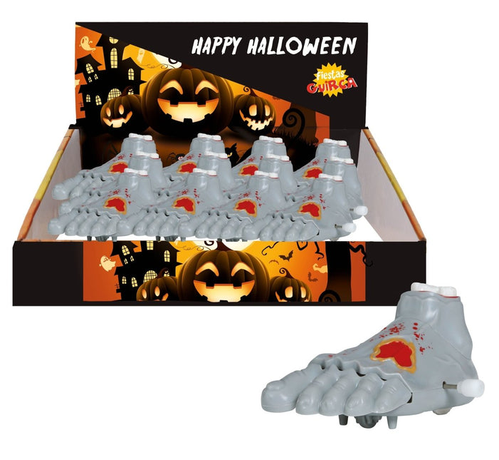 Halloween Uitdeelcadeautjes Voeten 8,5cm 12st van Fiestas Guirca koop je bij Partywinkel