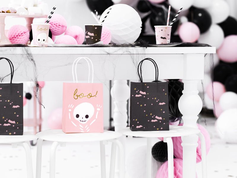 Halloween Uitdeeltasjes Boo 18cm van Partydeco koop je bij Partywinkel